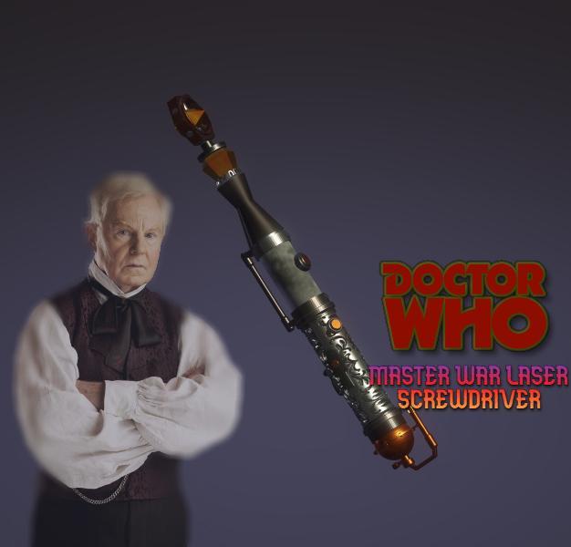 Doctor Who Laser Screwdriver War Master Derek Jacobi