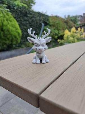 Serene Antlered Reindeer