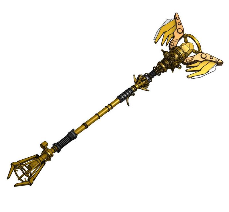 WIND STAFF INSPIRED PROP COD ZOMBIES ORIGINS STAFF