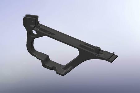 STRIPPED TRIGGER PLATE FOR AIRSOFT GEL BLASTER AKA M870 SHOTGUN