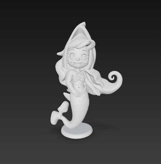 Sirenita disfraz tiburon - Figura Personalizada