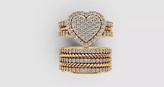 Heart Engagement Ring