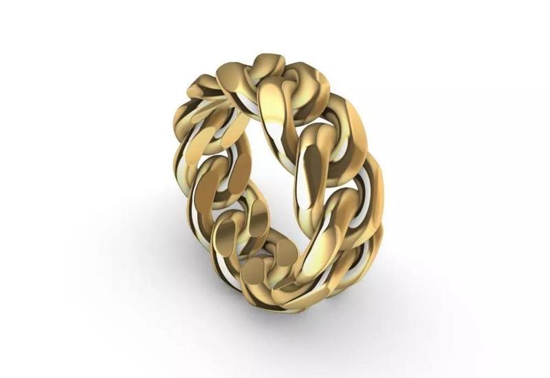 heavy custom 10mm miami cuban ring band US 10