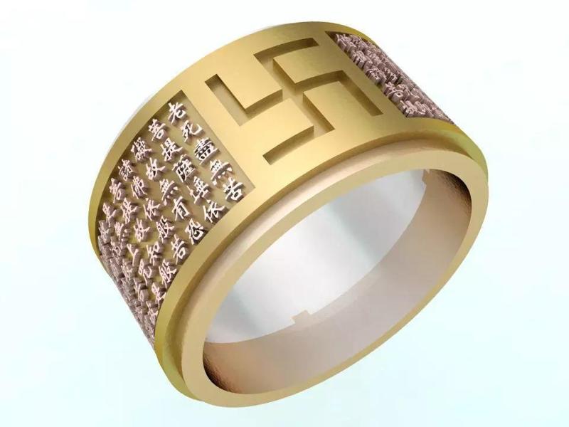 Heart Sutra Ring - Buddha ring