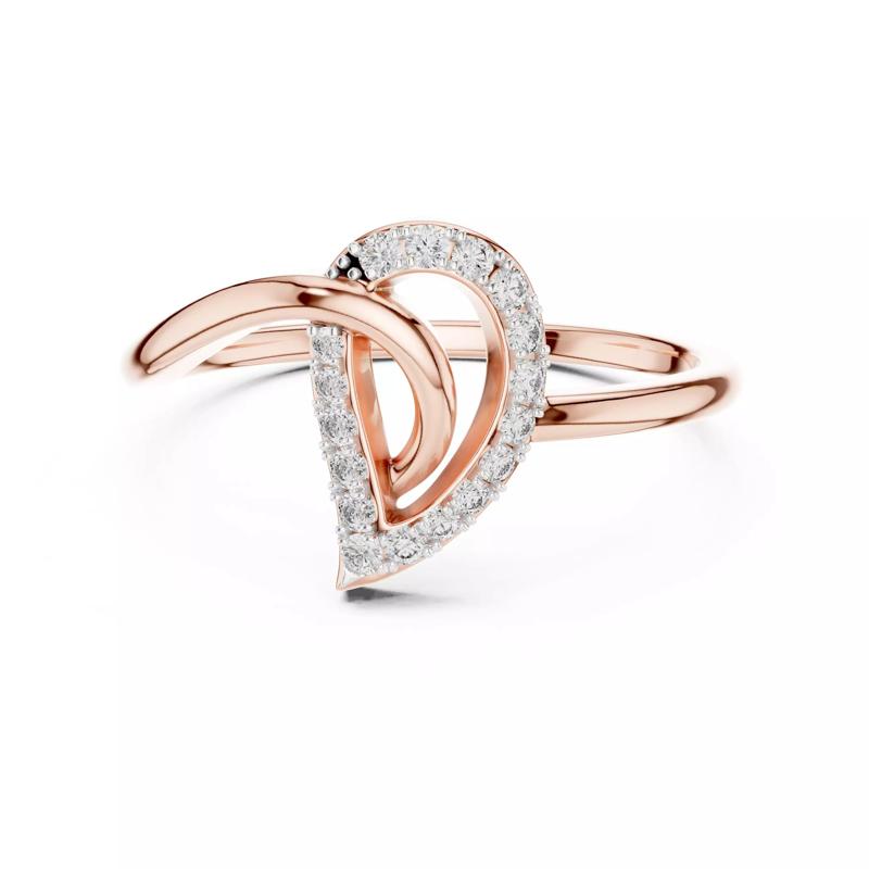 Round Diamond Pear Shape Wedding Ring 3DM STL Video