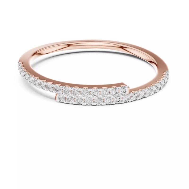 Round Cut Diamond Engagement Wedding Band 3DM STL Video