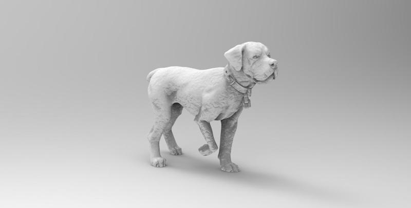 dog sculpture