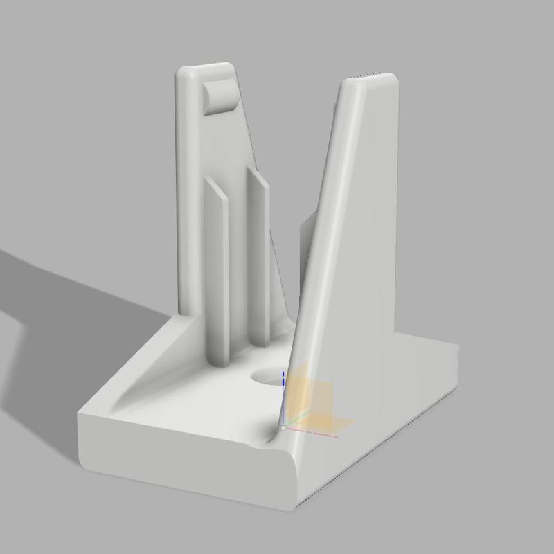 Support clip shutter crank