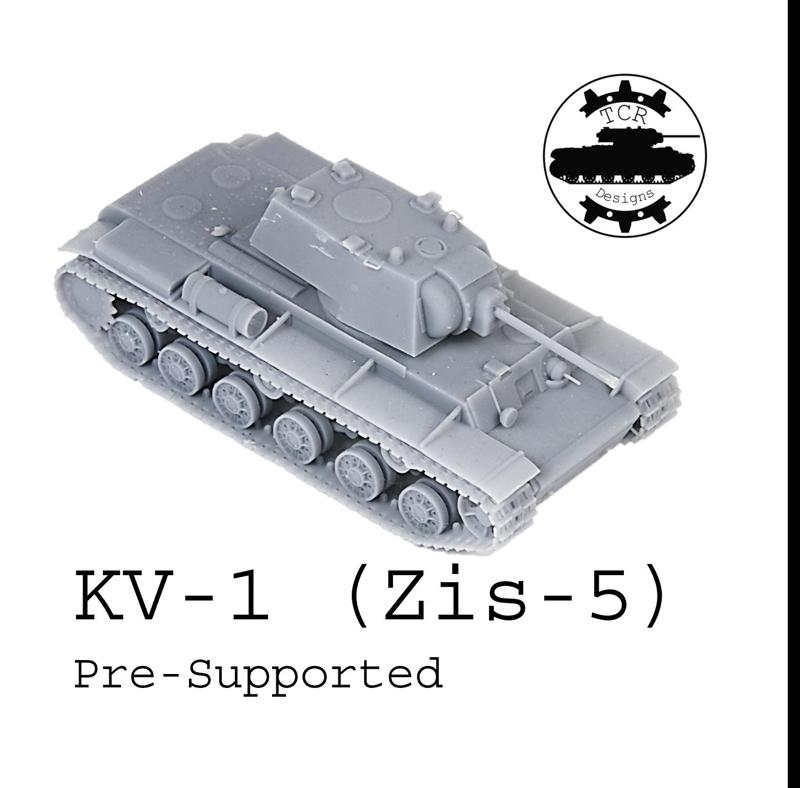 KV-1 Zis5 - 1/72 Heavy Tank - Presupported
