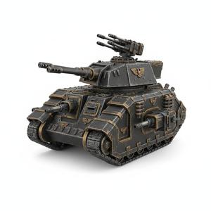Heavy Armored Anti-Air Cannon Tank - Sci-Fi Tabletop Combat Vehicle 3D Print STL