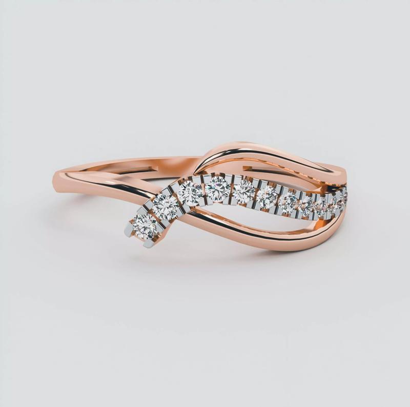 Italian diamond ring