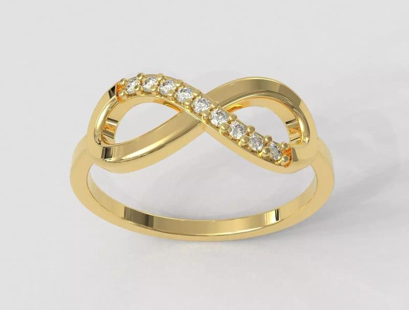 Infinity Diamond Ring