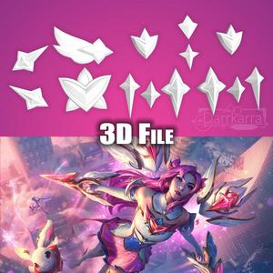 Star Guardian Kai'sa League of Legends Accessories STL Files