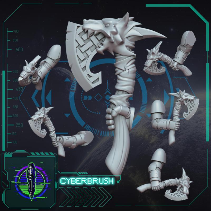 Space Vikings Axe set 2