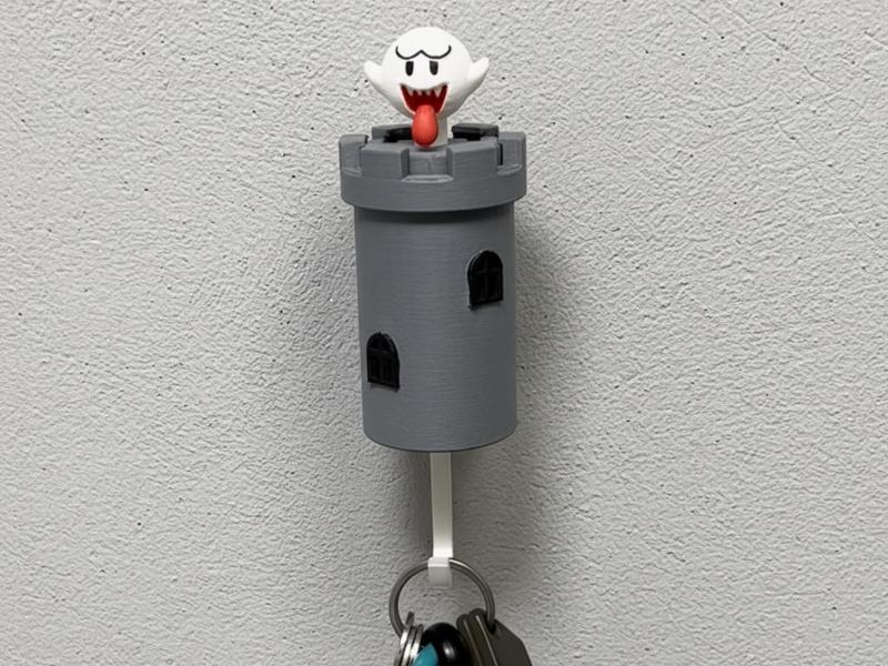 Portachiavi Halloween Tema Super Mario - King Boo