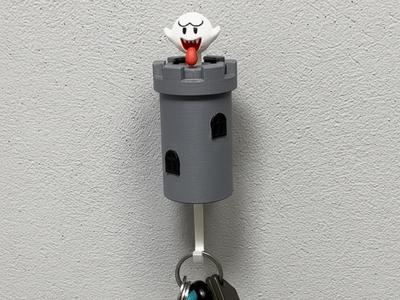 Portachiavi Halloween Tema Super Mario - King Boo