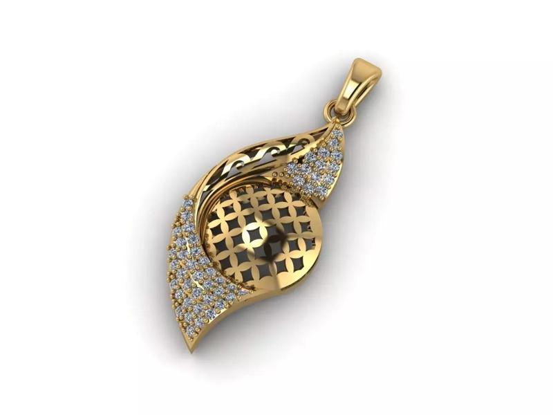 Women Pendant Ready STL 3DM Models Womens Necklace Lightweight