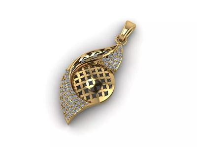 Women Pendant Ready STL 3DM Models Womens Necklace Lightweight