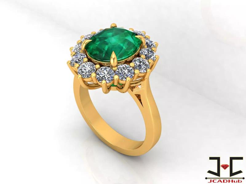 0259 - Solitaire Ring - JCADHub