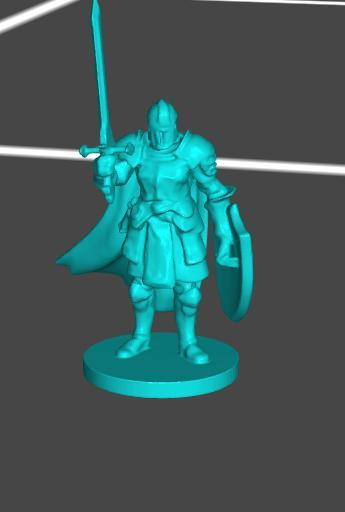 Knight with heavy armor