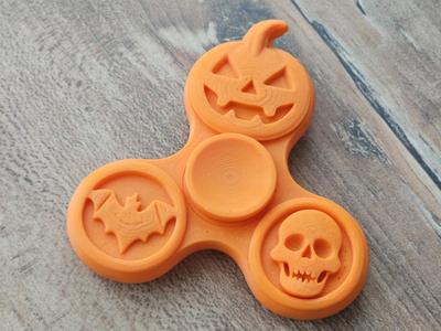 Halloween Fidget Spinner | Pumpkin, Skull, Bat
