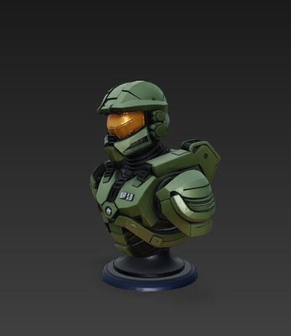 halo master chief figurine