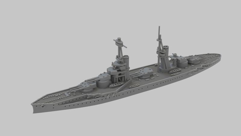 WW1 Regia Marina Andrea Doria class battleship