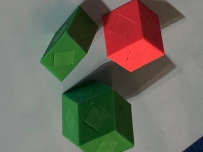 Rhombic Dodecahedron Magnetic Desk Toy