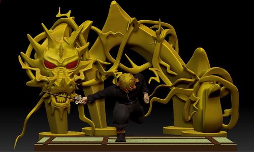 Zenitsu 7th Thunder Breathing - Demon Slayer