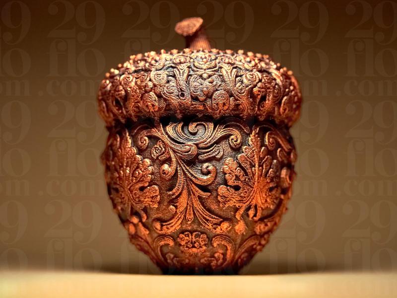 Designers Acorn Shaped Container