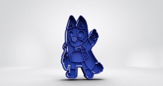 Bluey party Cookie Cutter