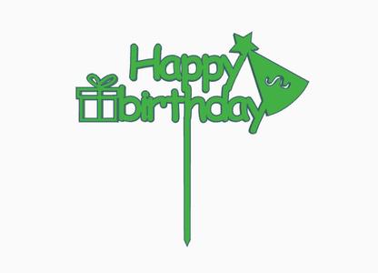 happy birthday topper