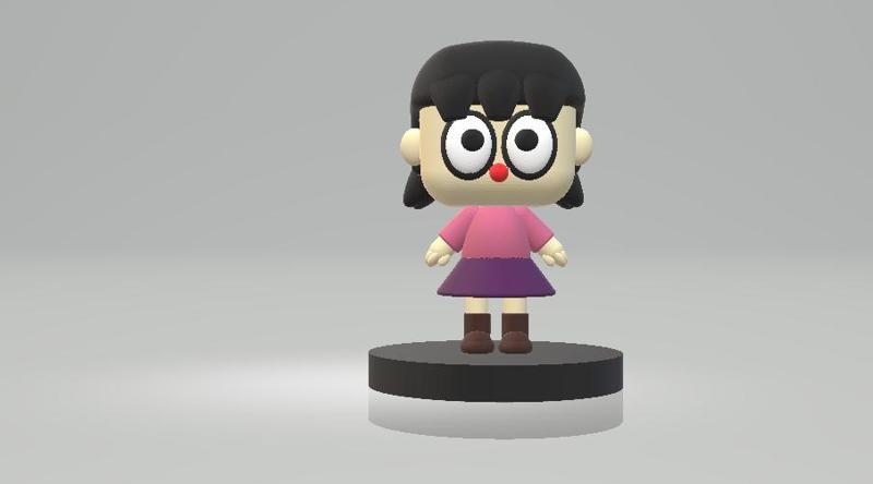 DOLL TOY 3D PRINTABLE MODEL