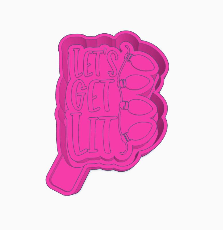 Let's Get Lit Mold Housing STL