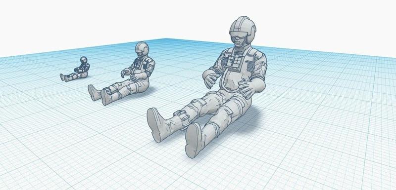 Rebel Pilot 1:48, 1:72, 1:144