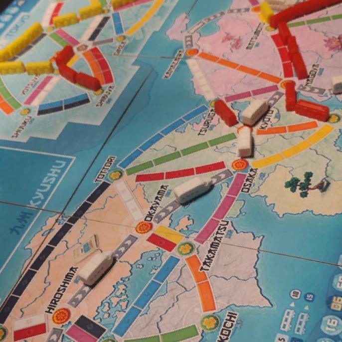 Ticket to Ride japan bullet train