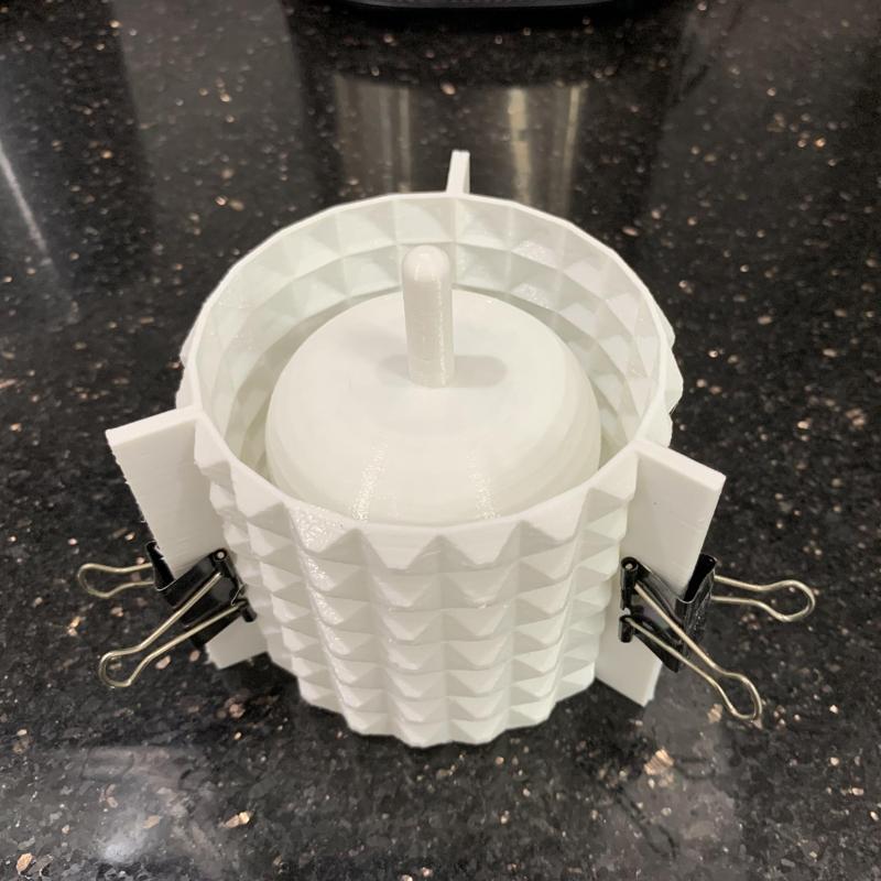 3D mold for make Geometric Flower Vase