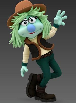 Muppet style character