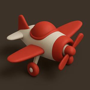 Toy Airplane Model Multi colors