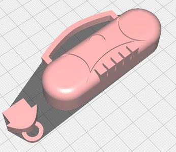 Barbie radio with plug for 1999 Radio House