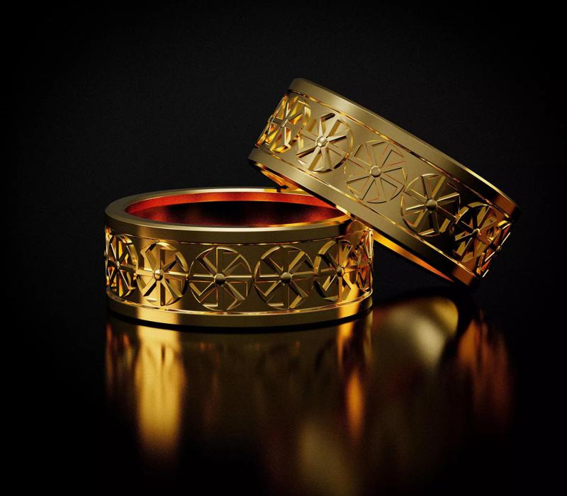 Slavic Kolovrat ring