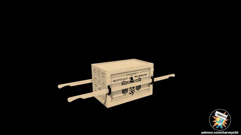 Indiana Jones Ark of the Covenant Crate for 3.75 and 6 inch figures