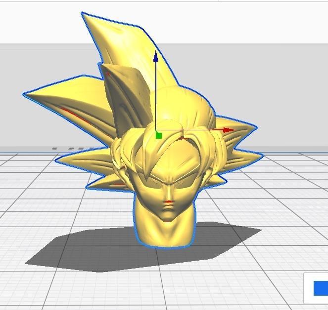 GOKU HEAD 1/6 Custom-Hot Toys