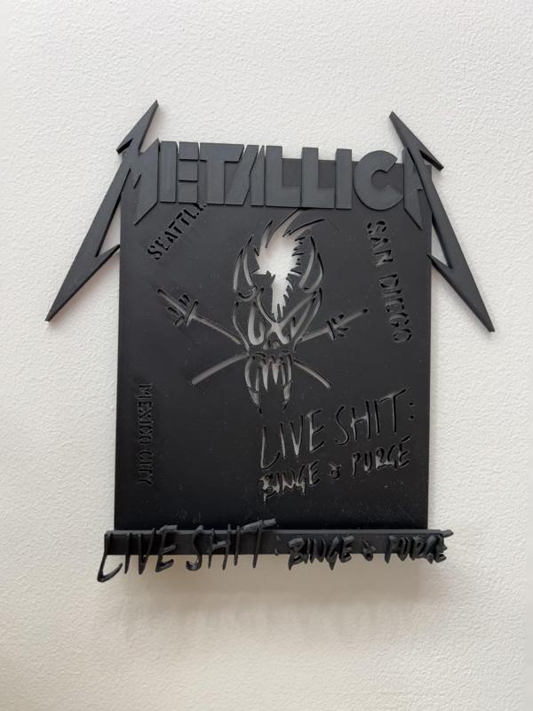 Metallica CD Wall Mount - Live SH*T Album (Clean and Regular) - Plus Bonus Files!