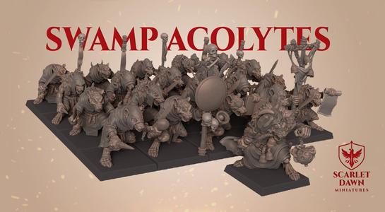 (LIMITED) Swamp Acolytes Bundle – Full Cult Set (32mm STL)