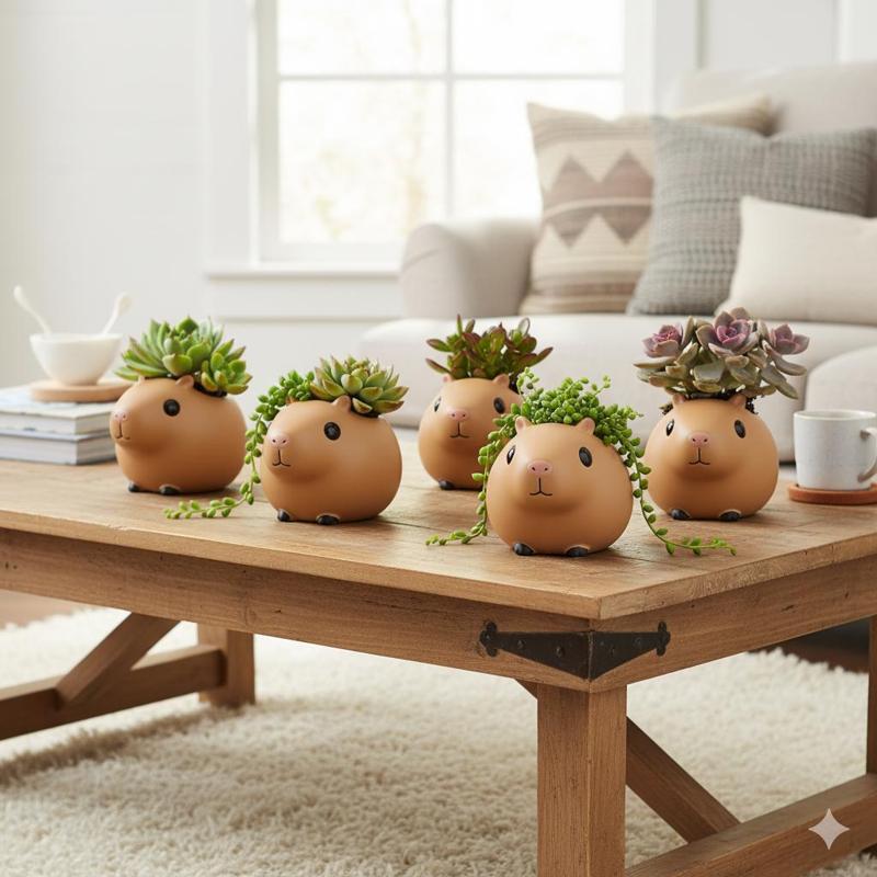 Cute Capybara for Plant