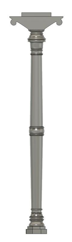 Hartung's pillar H0 / Brückenpfosten / Bridge Pillar