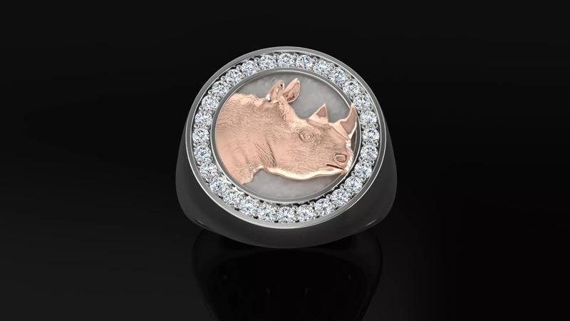 Rhinoceros ring
