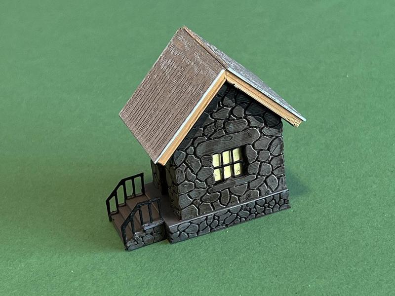 STONE PUMP HOUSE HO SCALE