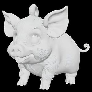 Cute Piglet Pendant